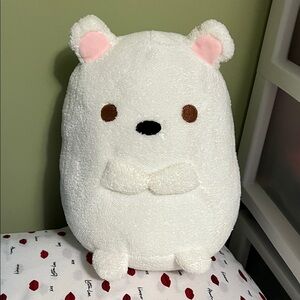 Cute White Plush Bear Toy